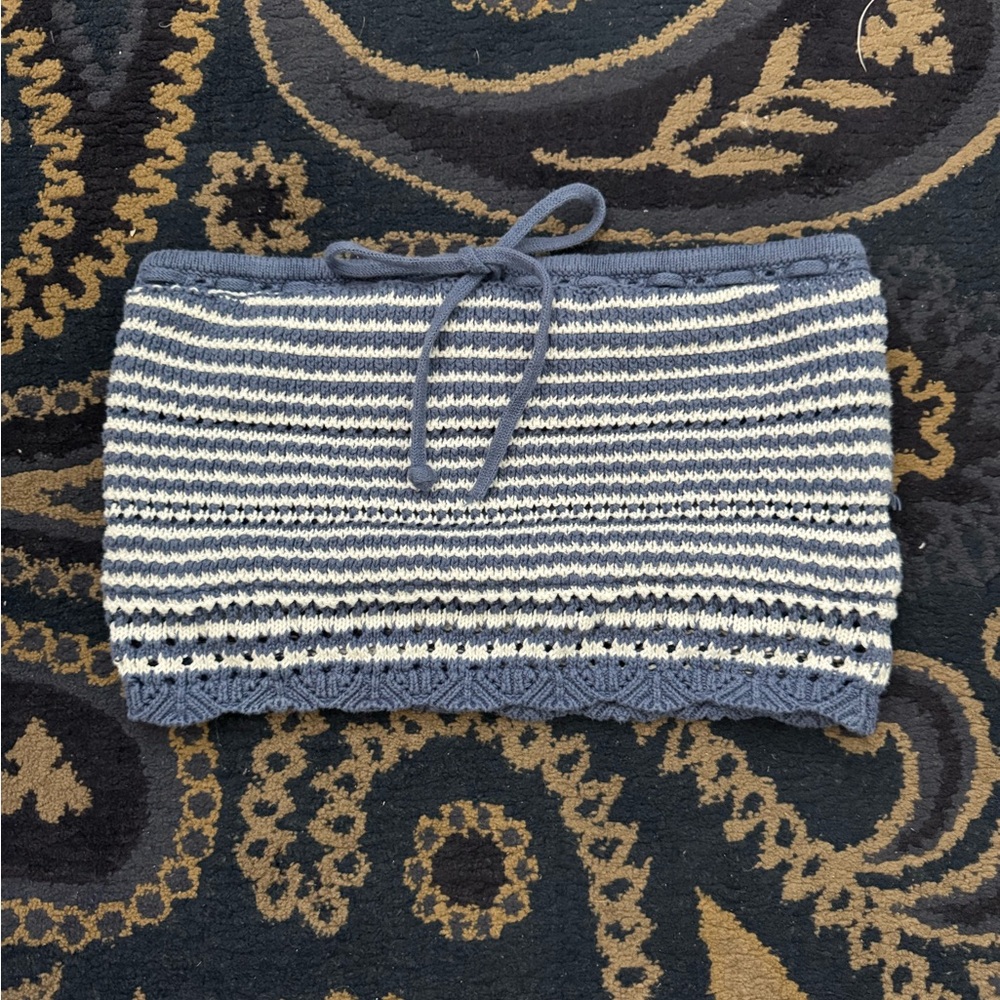 Hollister Blue Knit Top